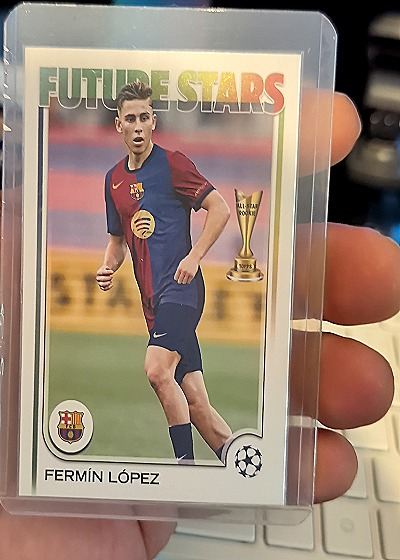 2024-25 Topps UEFA Club Competitions #162 Fermín López Future Stars — front
