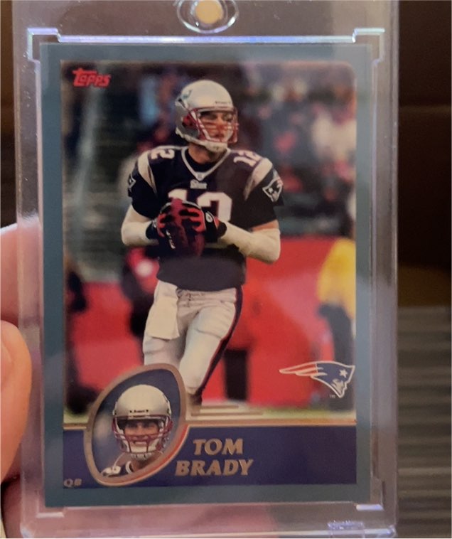 2003 Topps #258 Tom Brady — front
