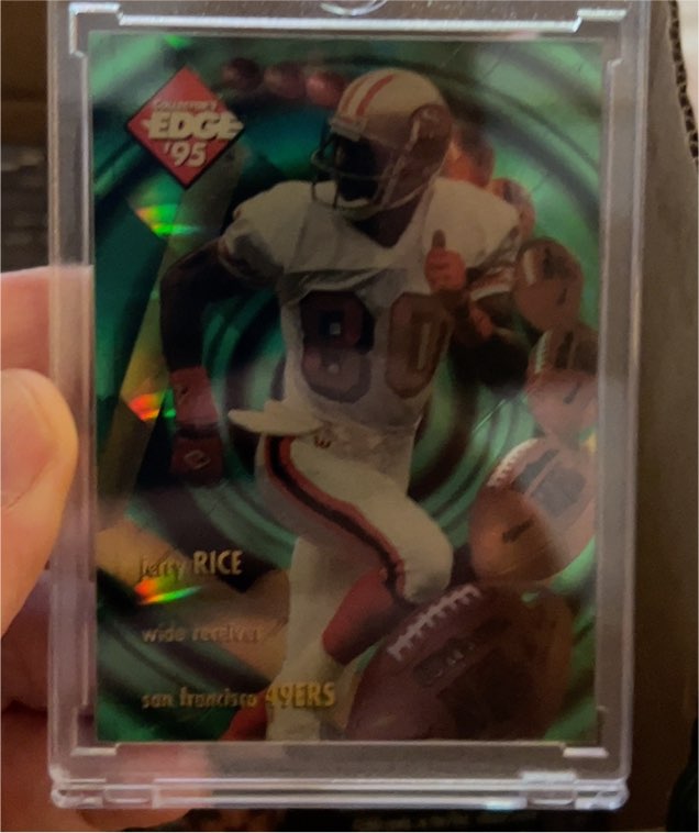 1995 Collector's Edge EdgeTech #22 Jerry Rice — front
