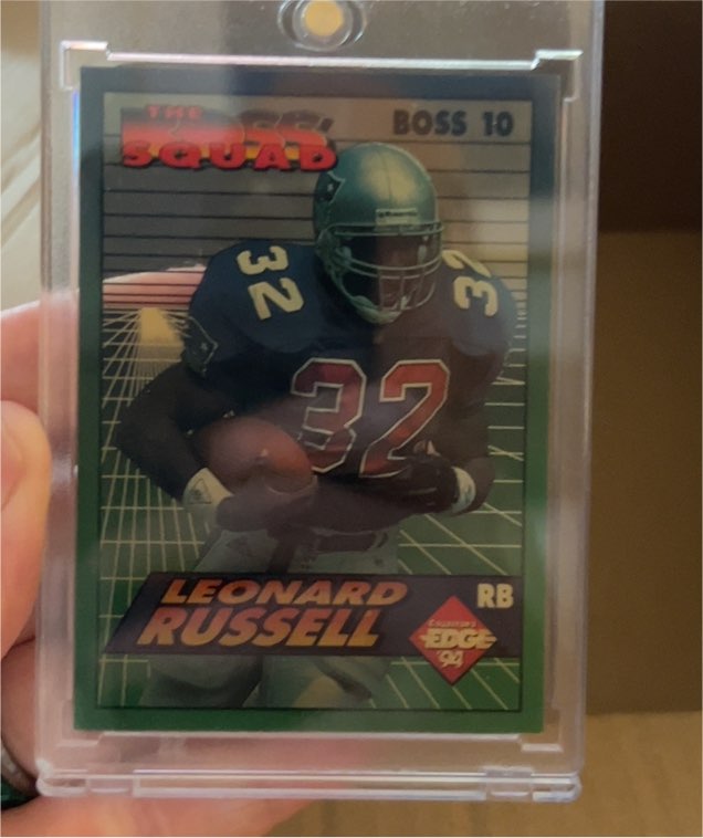 1994 Collector's Edge #BOSS 10 Leonard Russell — front