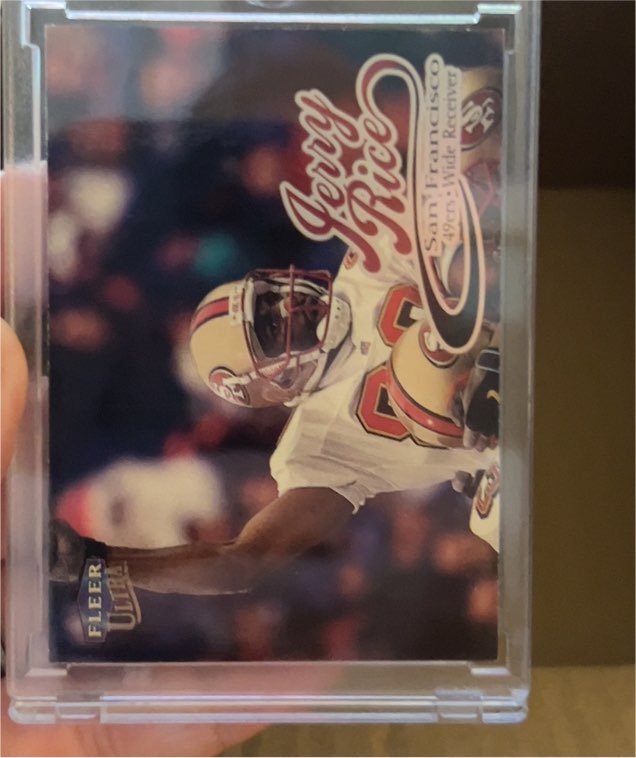 1999 Fleer Ultra #187 Jerry Rice — front