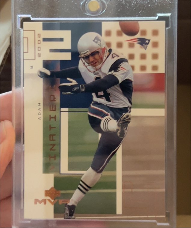 2002 Upper Deck MVP #139 Adam Vinatieri — front