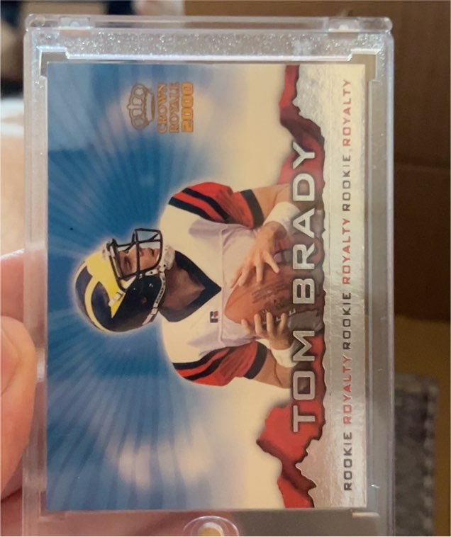 2000 Pacific Crown Royale Rookie Royalty #2 Tom Brady — front