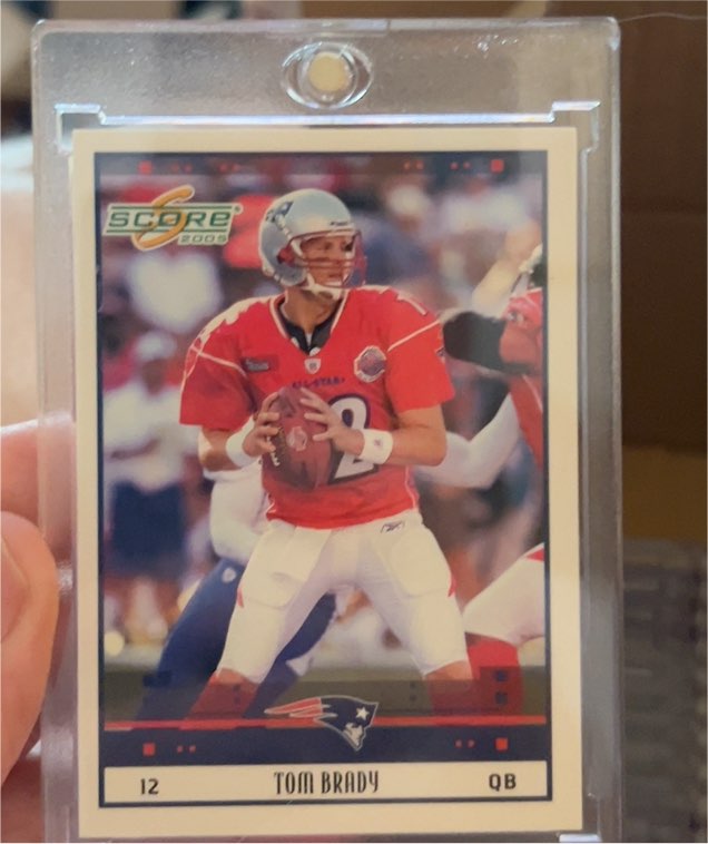2005 Score #314 Tom Brady — front