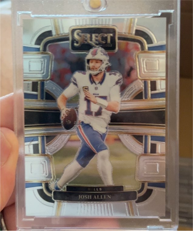 2023 Panini Select Concourse Silver Prizm Die Cut #13 Josh Allen — front