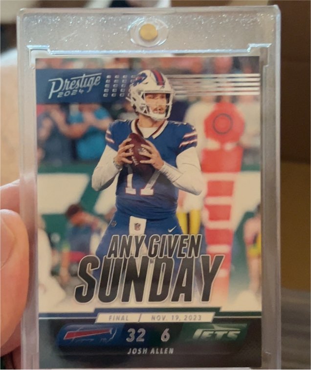2024 Panini Prestige Any Given Sunday #AGS-JAN Josh Allen — front