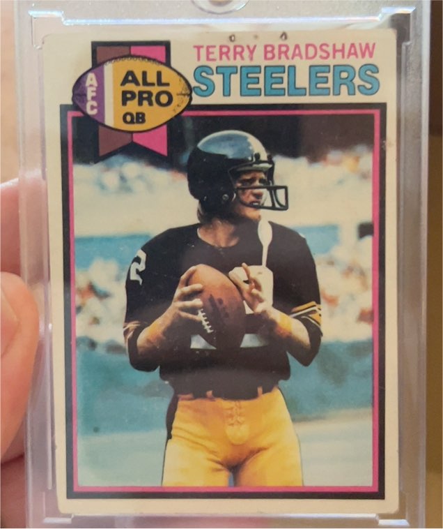 1979 Topps #500 Terry Bradshaw — front