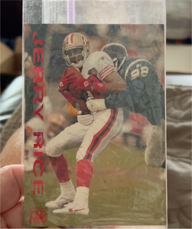 1995 Pacific Gridiron #38 Jerry Rice — front