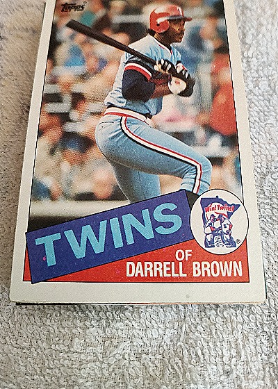1985 Topps #767 Darrell Brown — front