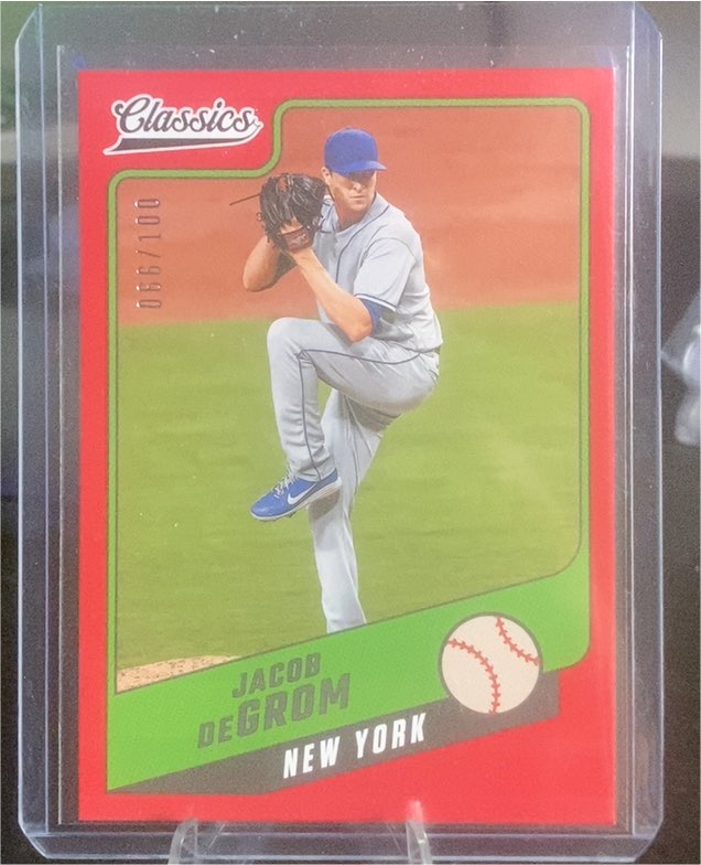 2022 Panini Chronicles Classics #1 Jacob deGrom New York Mets — front