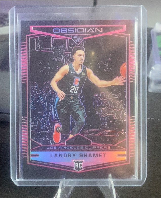 2018-19 Panini Chronicles Obsidian Preview #584 Landry Shamet Rookie — front