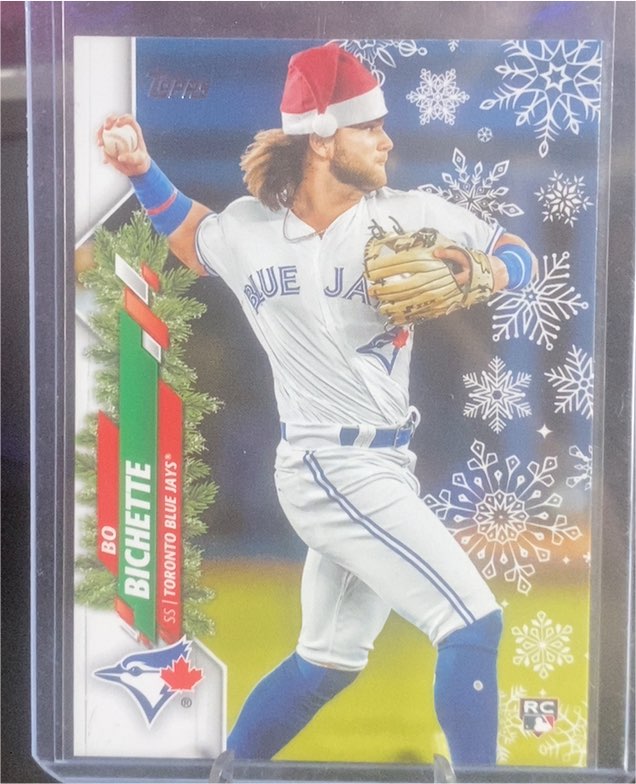 2020 Topps Holiday #HW94 Bo Bichette — front