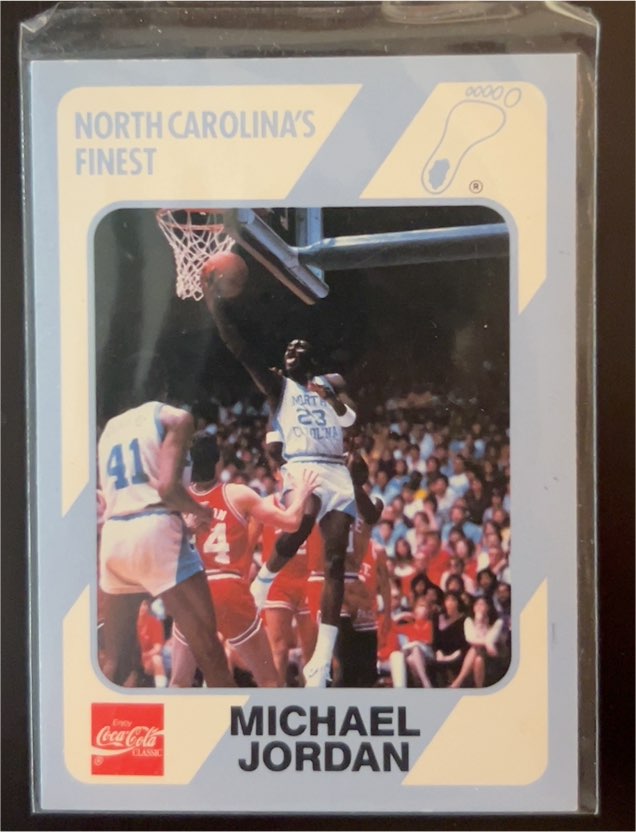 1989 Collegiate Collection North Carolina's Finest #14 Michael Jordan — front