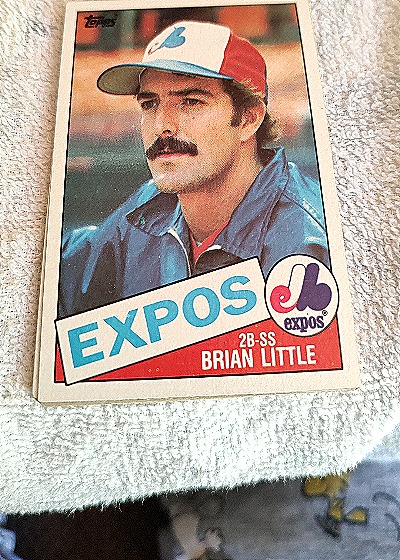 1985 Topps #257 Brian Little — front