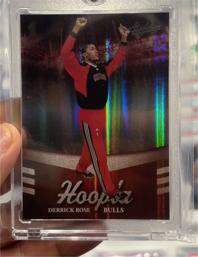 2010 Panini Absolute Hoopla Derrick Rose — front