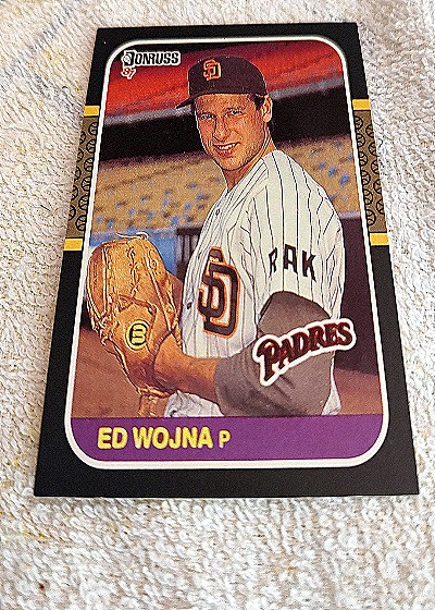 1987 Donruss #589 Ed Wojna — front