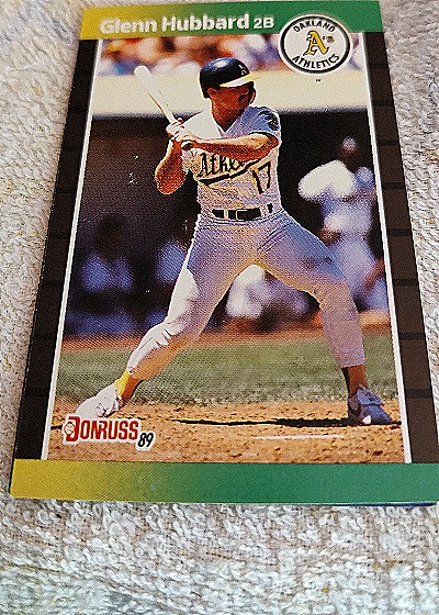 1989 Donruss #17 Glenn Hubbard — front