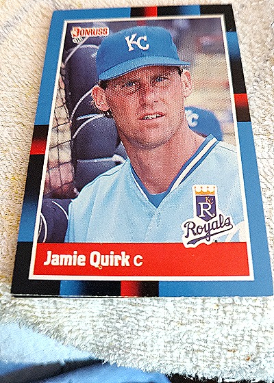 1988 Donruss #404 Jamie Quirk — front