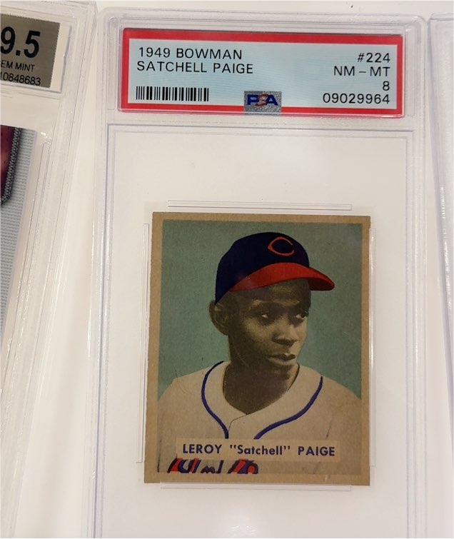 1949 Bowman #224 Satchell Paige — front