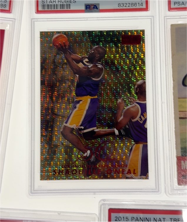 1993 SkyBox Star Rubies #11 Shaquille O'Neal — front