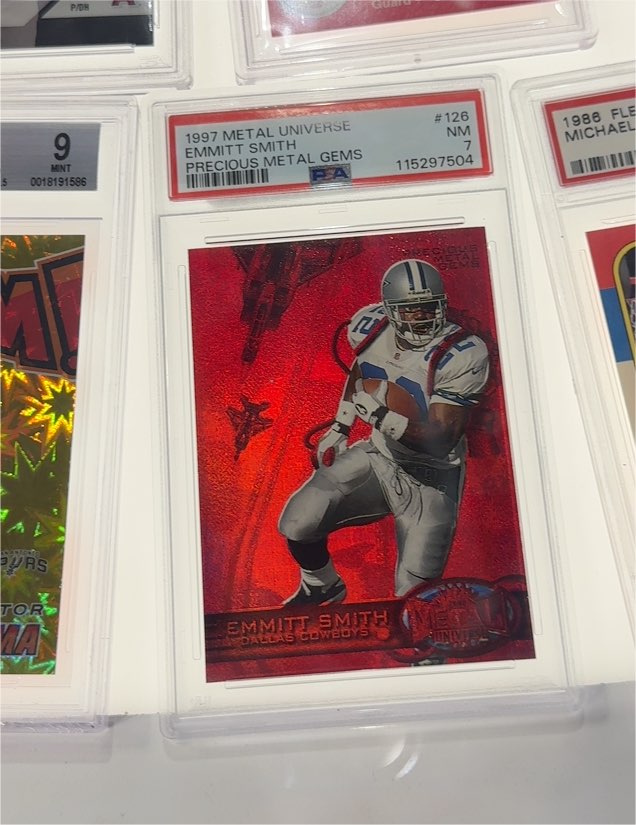 1997 Metal Universe #126 Emmitt Smith Precious Metal Gems — front