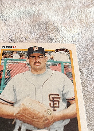 1990 Fleer #297 Will Clark — front