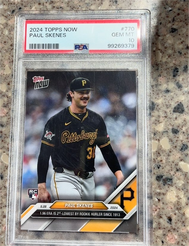 2024 Topps Now #770 Paul Skenes — front
