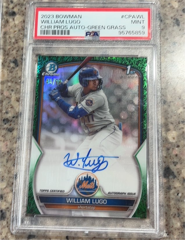 2023 Bowman Chrome #CPA-WL William Lugo — front