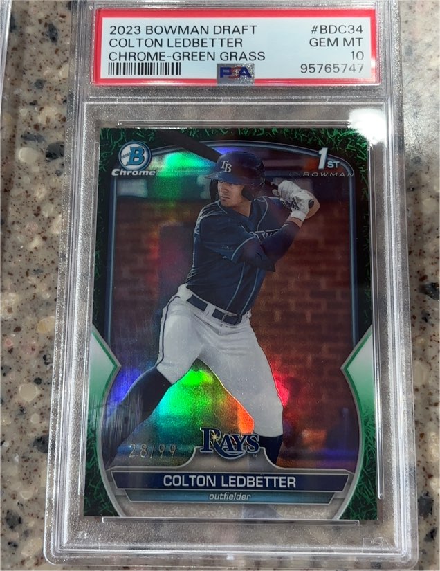 2023 Bowman Draft #BDC34 Colton Ledbetter — front