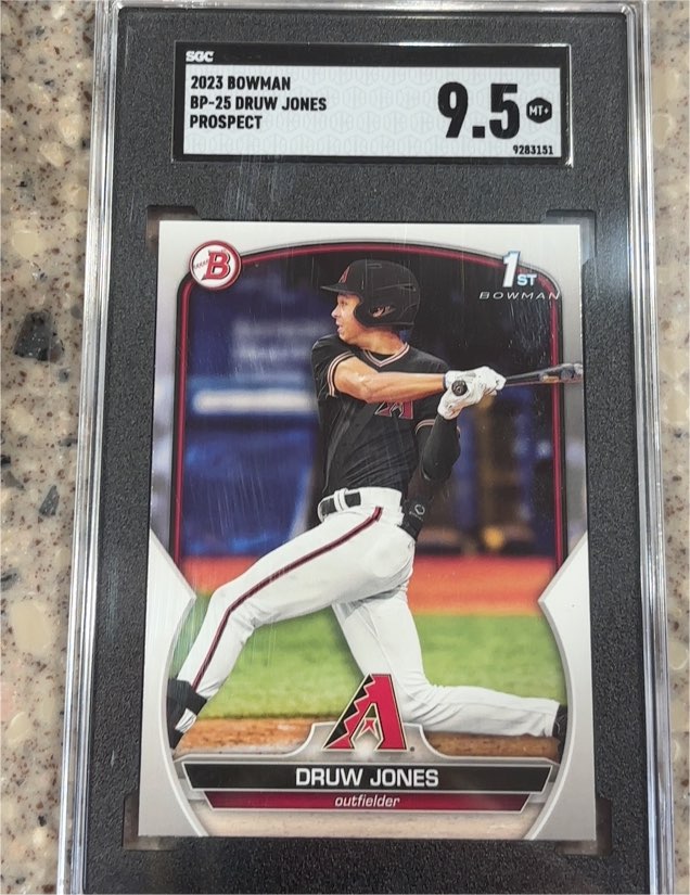 2023 Bowman #BP-25 Druw Jones — front
