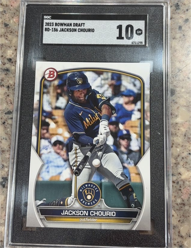 2023 Bowman Draft #BD-156 Jackson Chourio — front