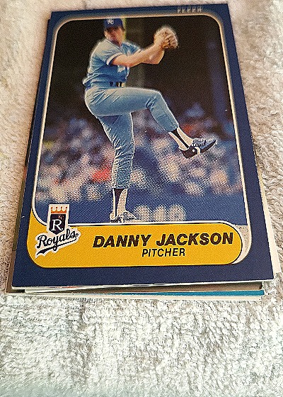 1986 Fleer #10 Danny Jackson — front