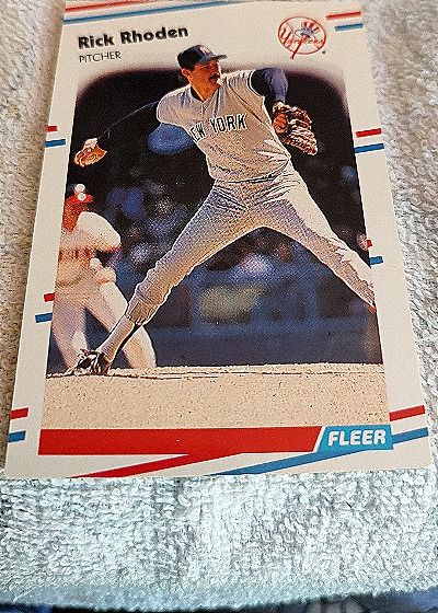 1988 Fleer #501 Rick Rhoden — front