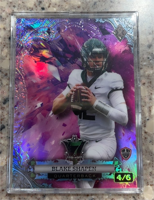 2024 Wild Card 7 Card Stud #4/6 Blake Shapen — front