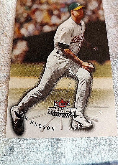 2005 Fleer Platinum #82 Tim Hudson — front