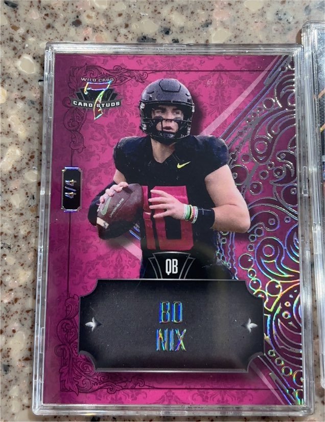 2023 Wild Card 7 Card Studs #7CSL-4 Bo Nix — front