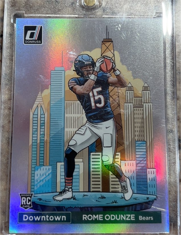2024 Donruss Downtown #15 Rome Odunze — front
