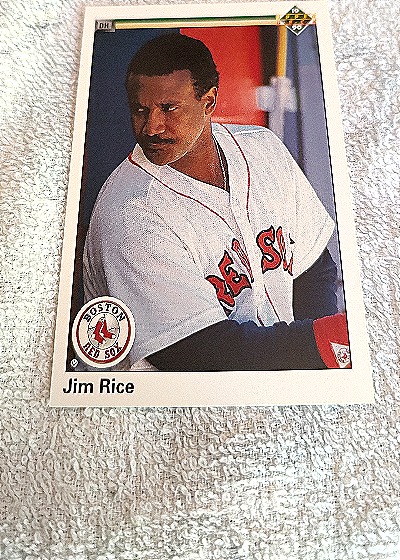 1990 Upper Deck #373 Jim Rice — front
