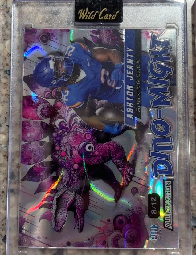 2024 Wild Card Alumination Dino-Might #8 Ashton Jeanty — front