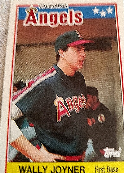1988 Topps UK Minis #40 Wally Joyner — front