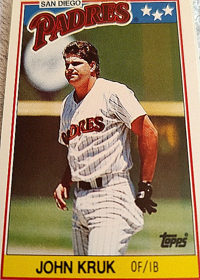 1988 Topps #400 John Kruk — front