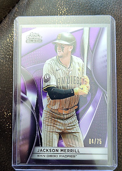 2025 Topps Chrome Black #14 Jackson Merrill — front