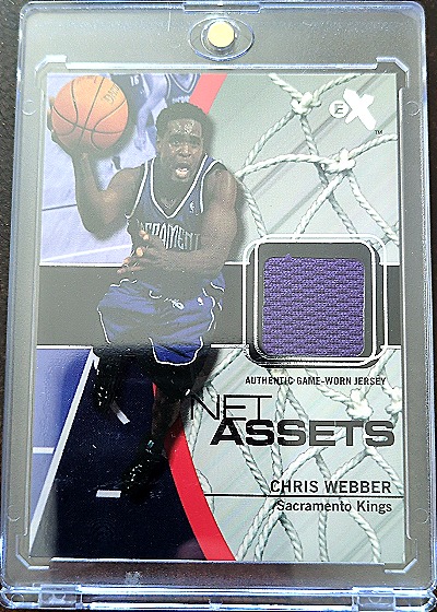 2003-04 Fleer E-X Net Assets #NAJ-CW Chris Webber — front