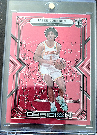 2021-22 Panini Obsidian #186 Jalen Johnson — front