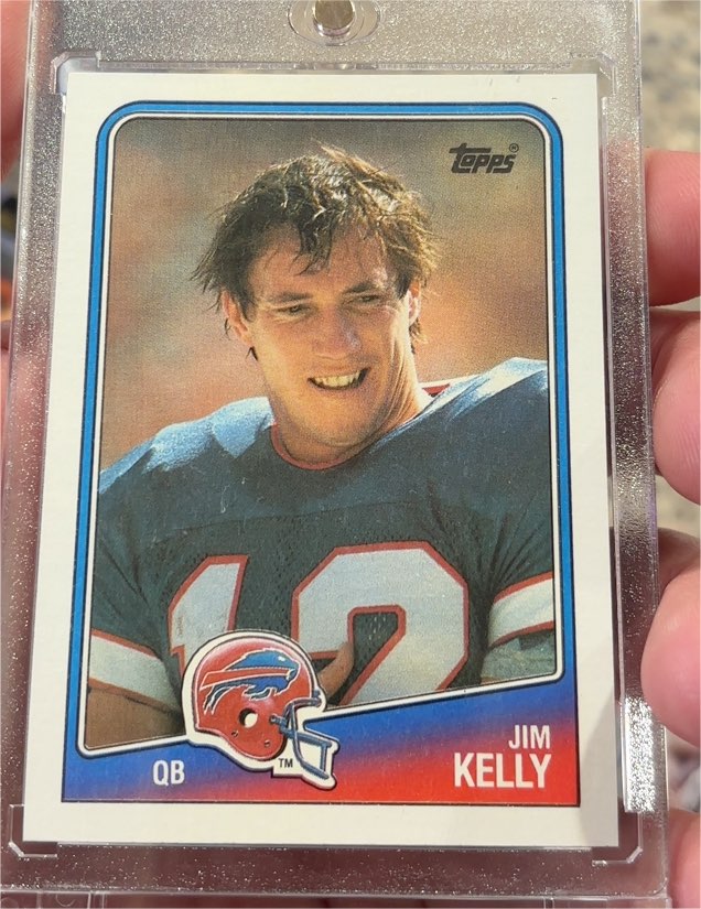1988 Topps #221 Jim Kelly — front