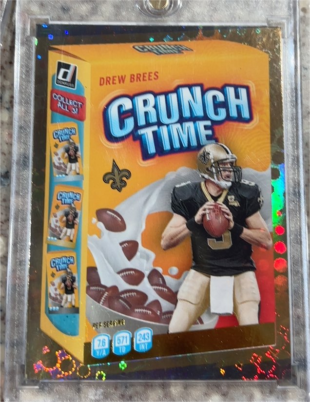 2022 Donruss #CT-6 Drew Brees Crunch Time — front