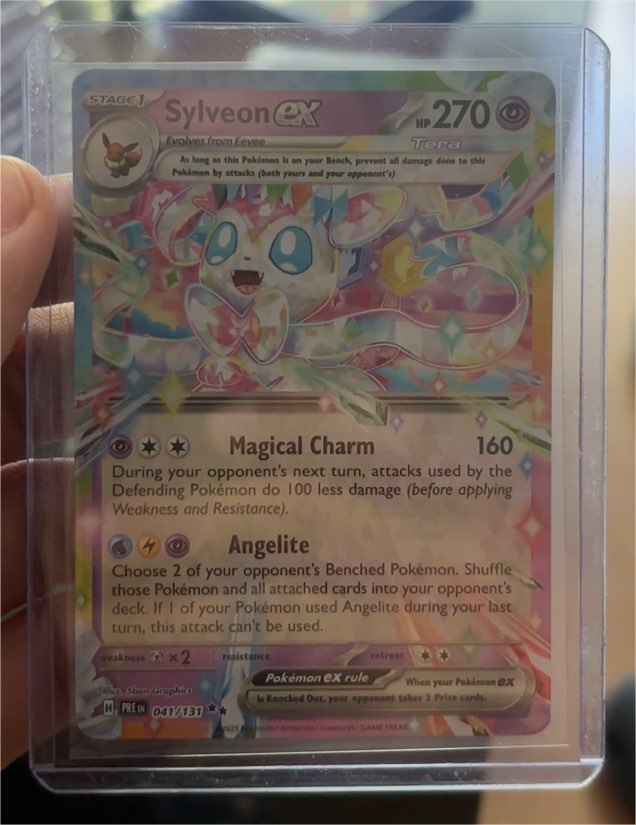 2025 Pokémon TCG Prismatic Evolutions #041 Sylveon ex — front