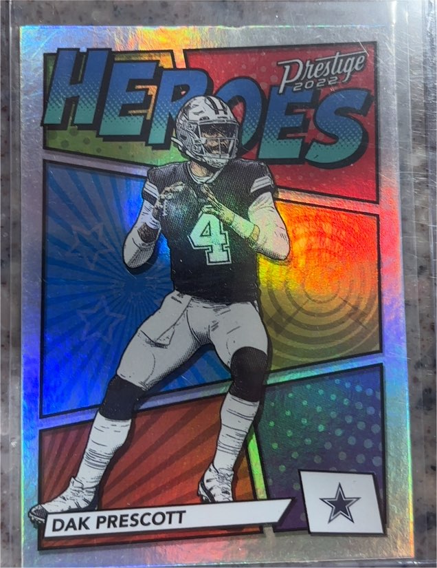 2022 Panini Prestige Heroes #H-12 Dak Prescott — front