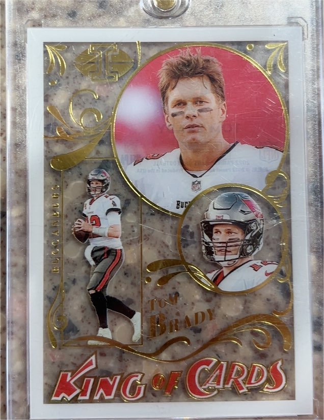 2022 Panini Illusions King of Cards #KC-1 Tom Brady — front