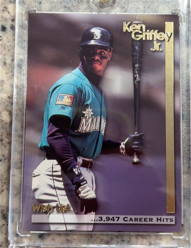 1995 Megacards Ken Griffey Jr. Wish List #19 — front
